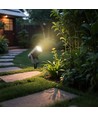 10W LED havespot med spyd - IP65, sort aluminium, 40° lysvinkel, 880lm