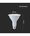 E27 11W LED-lamp PAR30 - 40° stralingshoek