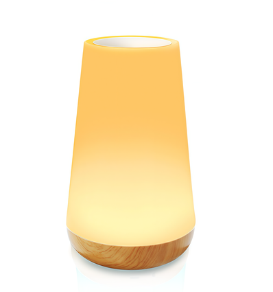 Oplaadbare RGBW LED tafel-/nachtlamp - Wit, touch dimbaar, IP20 binnen