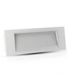 3,8W Samsung LED nødlysarmatur - 6000K, IP20, 22m læseafstand, inkl. batteri