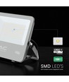 100W LED projektør - 135lm/W, Samsung LED chip, IP65, sort krop, udendørs
