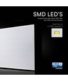 600x600mm VT-61036 panel 36W - LED, bakbelyst, Cree-chip, Lifud-driver, 4000K, 120lm/W