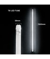 Tube VT-015 150 cm 15W T8 - plastique nano, non rotatif, puce Cree, 6500K, garantie 6 ans