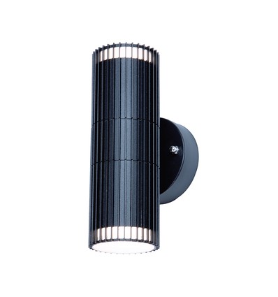 Applique murale GU10 avec éclairage haut/bas - IP44 extérieur, double tête, sans source lumineuse