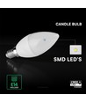 E14 6,5W LED-kaarslamp - Cree LED Chip, 6 jaar garantie, C37