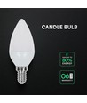 Ampoule LED E14 4W flamme - C37, 320lm, 300° d'angle