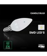E14 4,5W LED kronelys - C37, 470lm, Samsung LED chip