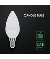 Ampoule LED E14 4,5W flamme - 470lm, 200°, remplace 40W