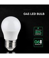 G45 VT-290 LED 6,5W E27 - plastlampa, Cree-chip, 3000K, 6 års garanti
