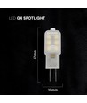 Ampoule LED G4 1,5W - Samsung LED chip, 300°, plastique, 12V
