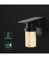 Applique murale LED solaire 0,9W Solara - IP54, noir, 120lm, 3-en-1 CCT, télécommande incl.