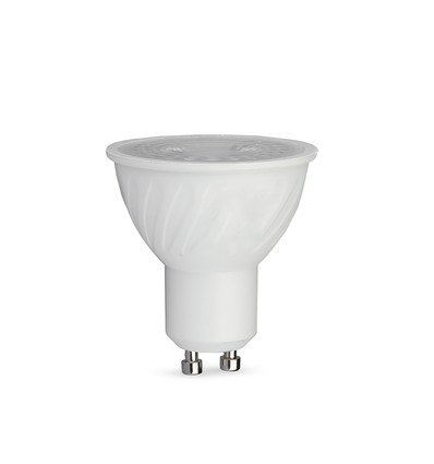 Ampoule LED GU10 4,5W - Puce Cree, plastique blanc