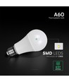 Ampoule LED E27 11W - A60, remplace 75W, boîtier plastique