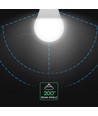 A60 VT-2112 LED 10,5W E27 - plastlampa, Cree-chip, 6500K, 6 års garanti