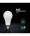 A60 VT-2112 LED 10,5W E27 - plastpære, Cree-chip, 6500K, 6 års garanti