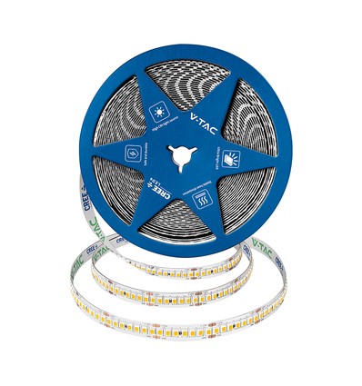 238 VT-2835 LED lysliste 18W/m 24V - Cree chip, 4000K, IP20, 10mm, dobbelt PCB, 10m/rulle, pris/m
