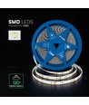 120 VT-2835 LED-lysbånd 10W/m - Cree chip 3000K IP20 24V 8mm dobbelt PCB (10m/rulle) (pris pr. meter)
