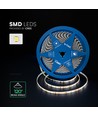 120 VT-2835 LED-lysbånd 8W/m - Cree chip 4000K IP20 24V 5mm dobbelt PCB (10m/rulle) (pris/m)