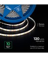 120 VT-2835 LED ljusbandslist 8W/m - Cree chip 6500K IP20 24V 5mm dubbel PCB (10m/rulle) (pris/m)