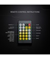 Contrôleur infrarouge - avec télécommande, pour bandes CCT Cree