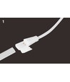 5m 230V RA93 étanche HiCri slim COB strip - Intérieur/Extérieur, IP67, 296 LED, 10W/m, adhésif