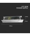 Alimentation 120W / 24V DC Slim - 5A, IP20, boîtier métallique