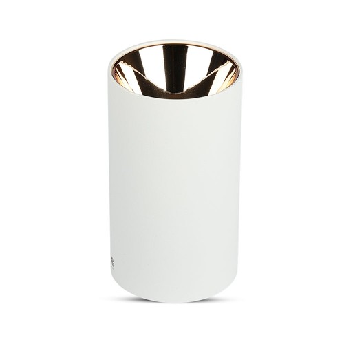 VT-882 lampe GU10 - ronde, blanche, or rose