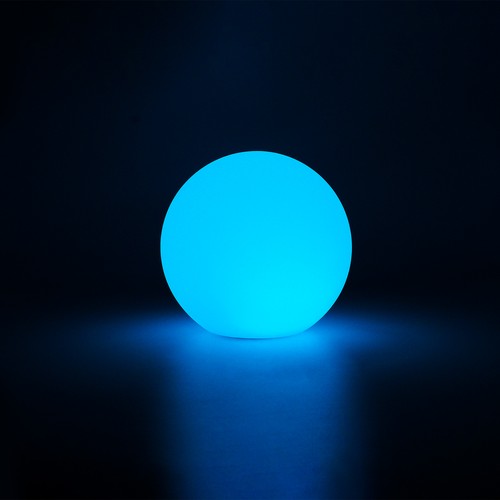 Ø8 cm RGB LED bal - Oplaadbaar, met afstandsbediening, IP66