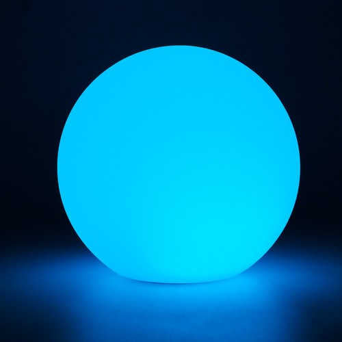 Ø20 cm boule LED RGB - Rechargeable, avec télécommande, IP66