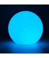 Ø20 cm RGB LED ball - Oppladbar, med fjernkontroll, IP66