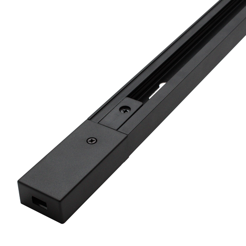 2m rails pour spots sur rail - 1 phase, noir, 1F2W