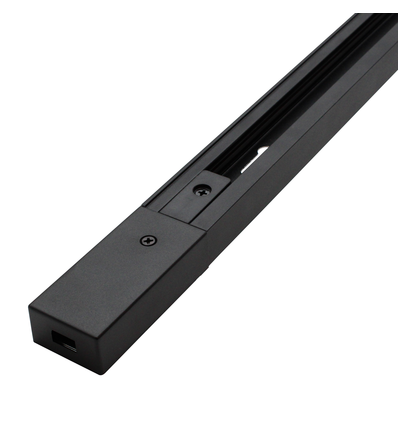 2m rails voor railspots - 1-fase, zwart, 1F2W