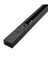 Rail de 1m pour spot sur rail - 1 phase, noir, 1F2W
