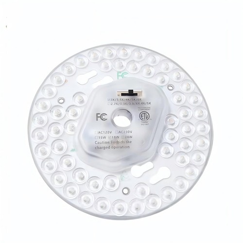 Ø13 cm / 18W LED-inzetstuk met lenzen - Flicker free, instelbare CCT, vervangt G24, cirkelbuizen en compacte buizen
