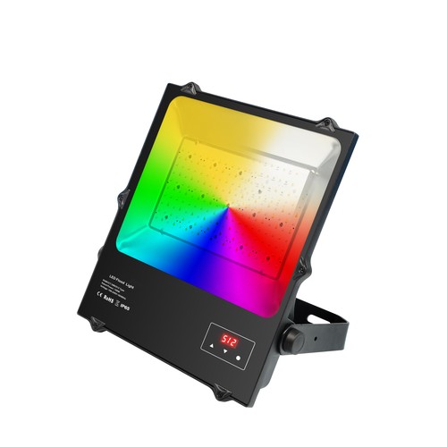 100W RGBW DMX breedstraler - IP65, werklamp, DMX512