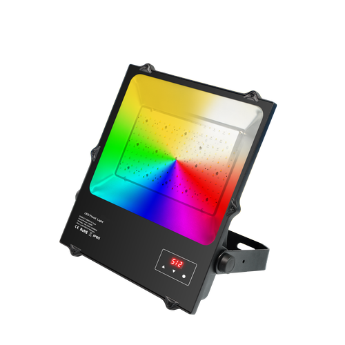 200W RGBW DMX breedstraler - IP65 buiten, werklamp, DMX512