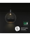 GU10 Designer hanglamp - Mat zwart, Metal serie, Ø40 cm
