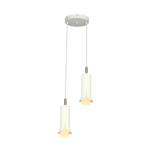 Suspension design LED 2x5W - Ø15cm, 3000K, source lumineuse incl.