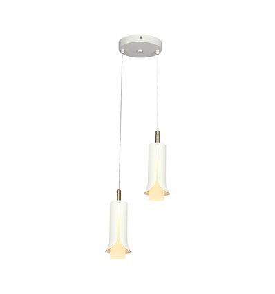 Suspension design LED 2x5W - Ø15cm, 3000K, source lumineuse incl.