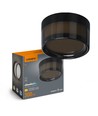 Applique/plafonnier Bulkhead 9W noir - IP65, CCT, Ø14cm