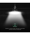 High bay LED 100W, 155lm/W - Puce CREE, IP65, 90 degrés, 6 ans de garantie