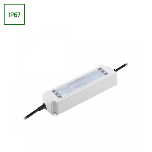 Alimentation 60W / 24V DC - 2.5A, IP67 étanche, intérieur/extérieur