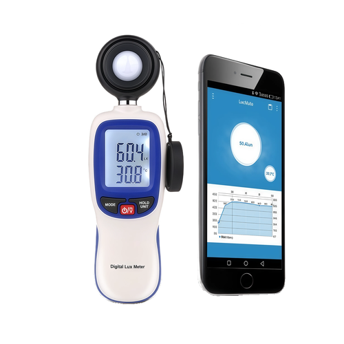 Lux måler - Måling av lys, bluetooth app