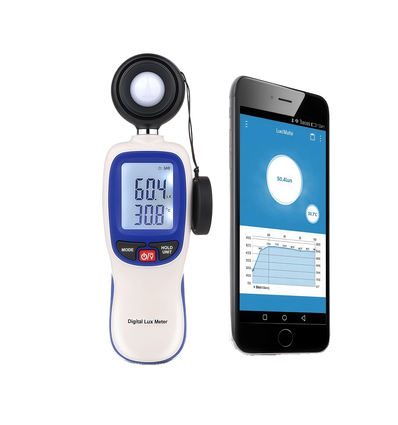 Lux måler - Måling af lys, bluetooth app