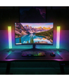 Set van 2 ambient gamer tafellampen - RGB looplicht, 360° effect, 43 cm