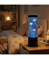 Lampe haute Méduse RGB 25 cm - Ø9 cm, parfaite pour les enfants et les âmes d