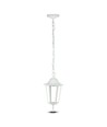 E27 tuinlamp in retro design, wit - IP44 buiten, aluminium, zonder lichtbron
