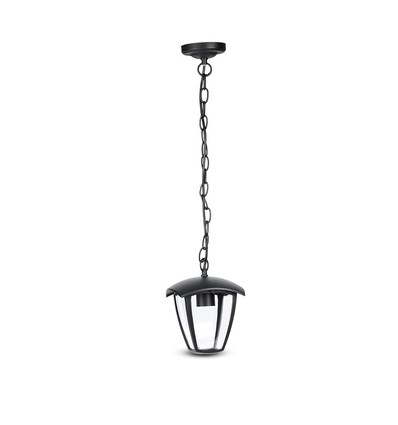 Lampe de jardin E27 en aluminium - IP44 extérieur, noir, 74cm de haut, sans source lumineuse