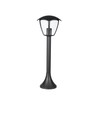 Lampe de jardin E27, 60cm - Noir, IP44, aluminium, pour jardin et allées, sans source lumineuse