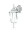 VT-750 lampe murale E27 - blanc mat orientée vers le bas